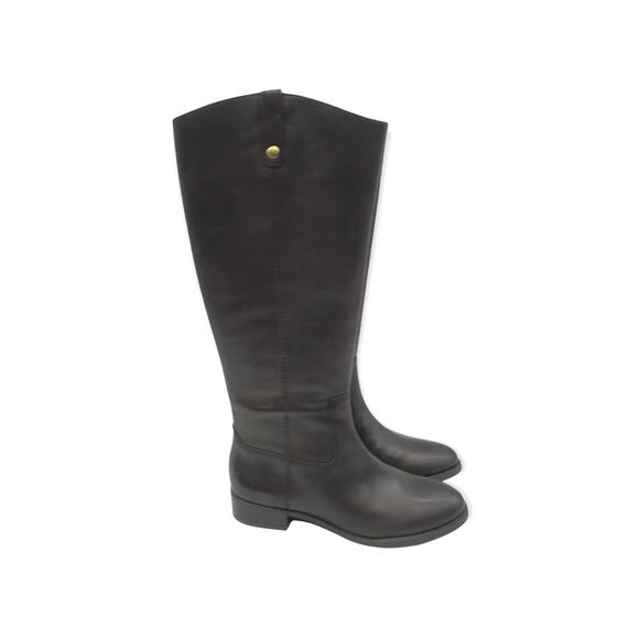 Inc International Concepts Womens Fawne Boots Brown Leather Knee High Zip 9.5M - Picture 3 of 12